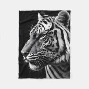 Couverture Polaire Portrait du tigre