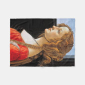 Couverture Polaire Portrait d'une dame, Sandro Botticelli (Devant (Horizontal))