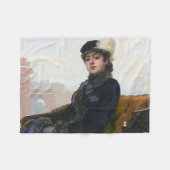Couverture Polaire Portrait d'une femme inconnue, Ivan Kramskoi (Devant (Horizontal))