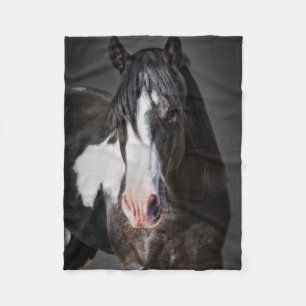 Couverture Polaire Portrait II de cheval