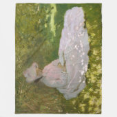 Couverture Polaire Portrait impressionniste de printemps, Claude Mone (Devant)