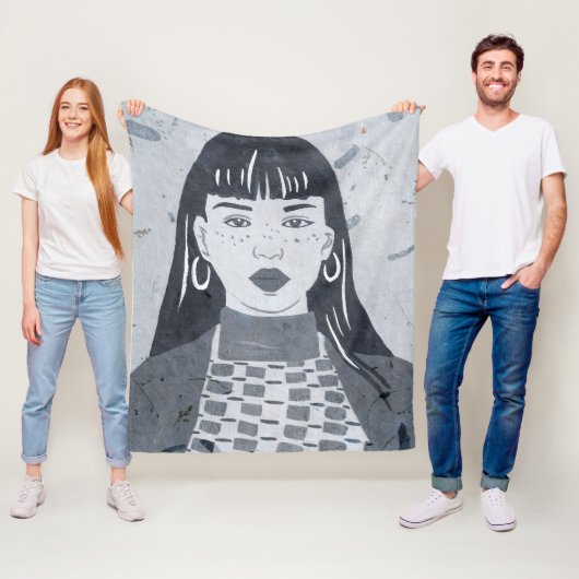 Couverture Polaire Portrait nocturne (En situation)