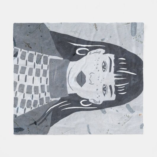 Couverture Polaire Portrait nocturne (Devant (Horizontal))