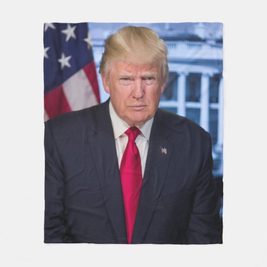 Couverture Polaire Portrait officiel de Donald Trump (Devant)