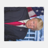 Couverture Polaire Portrait officiel de Donald Trump (Devant (Horizontal))