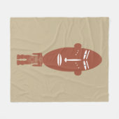 Couverture Polaire Portrait tribal africain Abstrait (Devant (Horizontal))
