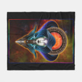 Couverture Polaire Portrait Trilia Red Nebula (Devant (Horizontal))