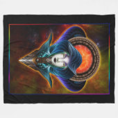 Couverture Polaire Portrait Trilia Red Nebula (Devant (Horizontal))