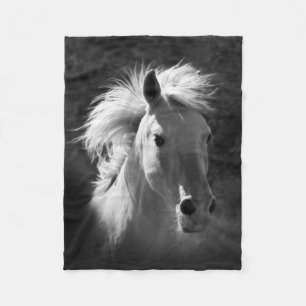 Couverture Polaire Portrait V de cheval
