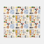 Couverture Polaire Portugal Symboles Amateurs de voyage (Devant (Horizontal))