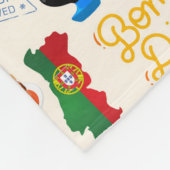 Couverture Polaire Portugal Symboles Amateurs de voyage (Coin)