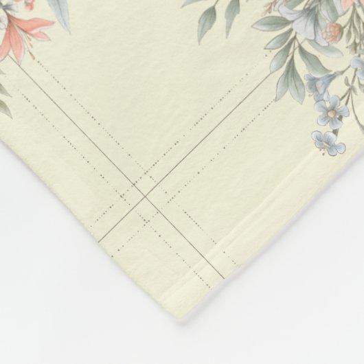 Couverture Polaire Poser des bouquets de tournesol sur treillis point (Coin)