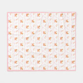 Couverture Polaire Posh Doodle Chien Log Fleece Blanket (Devant (Horizontal))