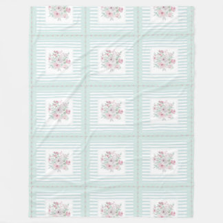 Couverture Polaire Positions de la bande de la menthe grise