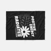 Couverture Polaire Positive, Rayons d'énergie Citation positive Inspi (Devant (Horizontal))