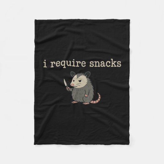 Couverture Polaire Possum I Requiert Snacks (Devant)