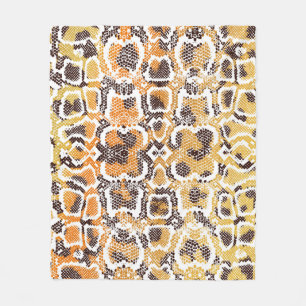Couverture Polaire Poster de animal, arrière - plan de texture léop