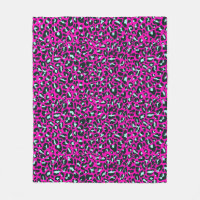 Poster de animal de Cheetah Leopard rose moderne