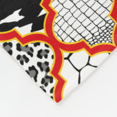 Couverture Polaire Poster de animal de régence Red Yellow Hollywood (Coin)