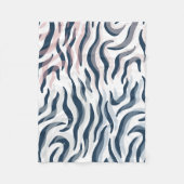 Couverture Polaire Poster de animal en marine et aquarelle (Devant)