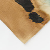 Couverture Polaire Poster de animal noir Turquoise or (Coin)