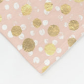 Couverture Polaire Poster de animal rose or (Coin)