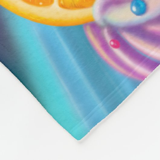 Couverture Polaire Poster de chats doux (Coin)