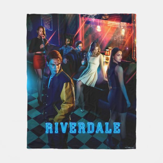 Couverture Polaire Poster de Riverdale Inside Pop's Diner (Devant)