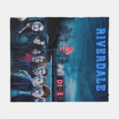 Couverture Polaire Poster de Riverdale Outside Pop's Diner (Devant (Horizontal))