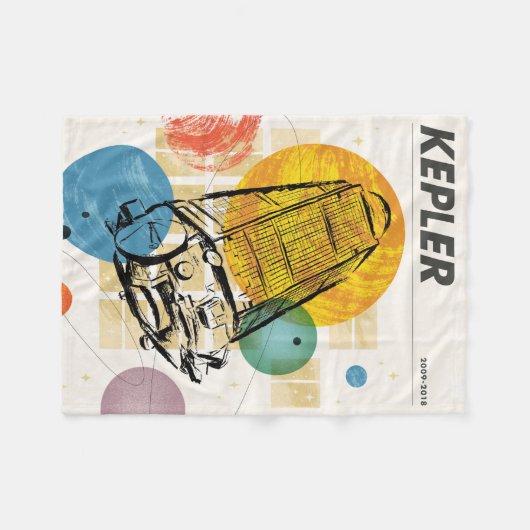 Couverture Polaire Poster du télescope spatial Kepler. (Devant (Horizontal))