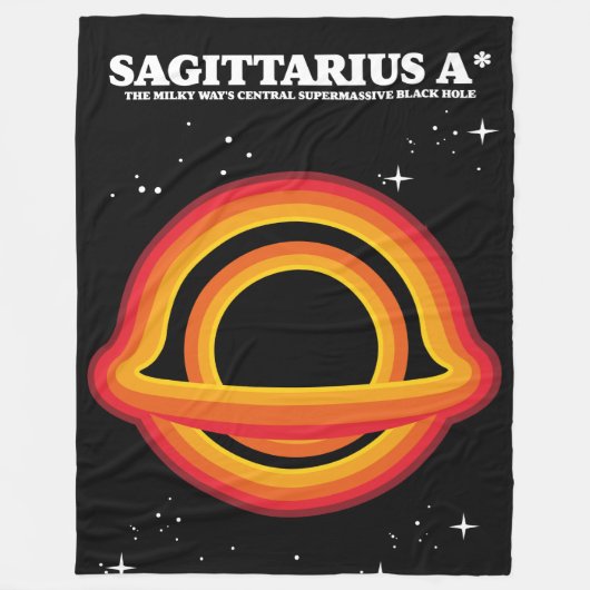 Couverture Polaire Poster Sagittarius A* (Devant)