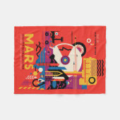 Couverture Polaire Poster spatial Retro - Programme d'exploration de  (Devant (Horizontal))
