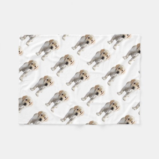 Couverture Polaire Poster un laboratoire jaune (Devant (Horizontal))