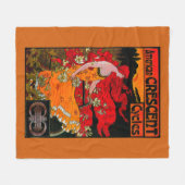 Couverture Polaire PosterEurope vintage en croissant américain (Devant (Horizontal))