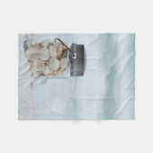 Couverture Polaire Pot de coquillages sur la plage | la Floride (Devant (Horizontal))