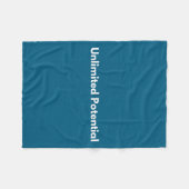 Couverture Polaire Potentiel Illimité Motivation Inspirationnelle Quo (Devant (Horizontal))