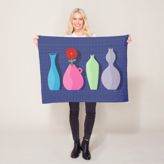 Couverture Polaire Poterie (En situation)