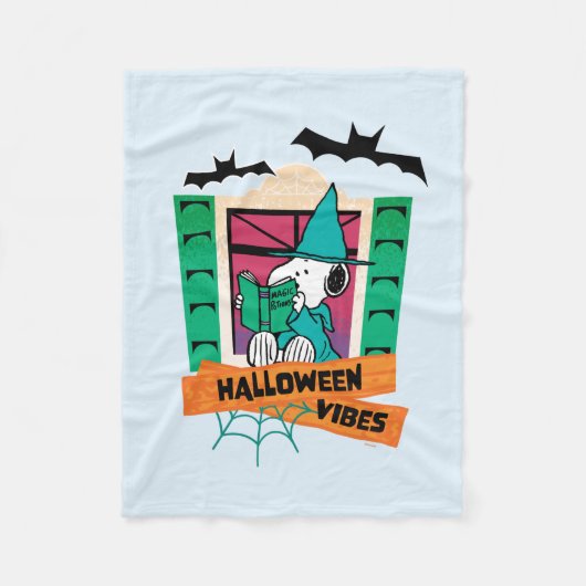 Couverture Polaire Potions Magiques de Snoopy Peanuts Halloween (Devant)