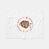 Couverture Polaire Pots Automne Thème Fleece Blanket (Devant (Horizontal))