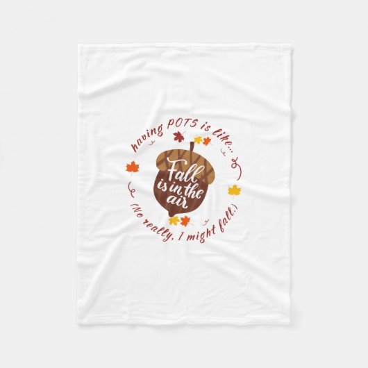 Couverture Polaire Pots Automne Thème Fleece Blanket (Devant)