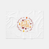 Couverture Polaire Pots Automne Thème Fleece Blanket (Devant (Horizontal))