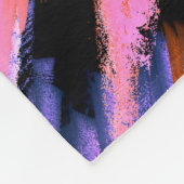 Couverture Polaire Poudre Pink Explosion Abstraite polaire (Coin)