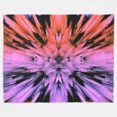 Couverture Polaire Poudre Pink Explosion Abstraite polaire (Devant (Horizontal))