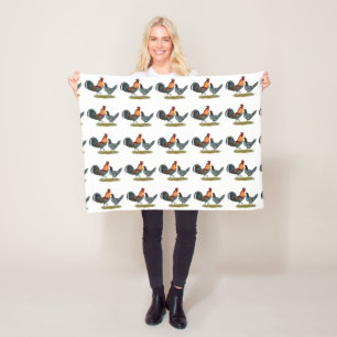 Couverture Polaire Poule bleue du Delaware