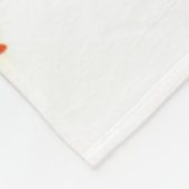 Couverture Polaire poules mignonettes blanc (Coin)