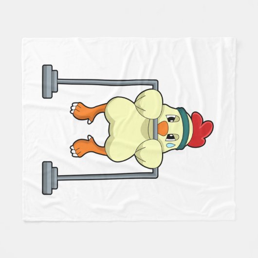 Couverture Polaire Poulet à la remise en forme (Devant (Horizontal))