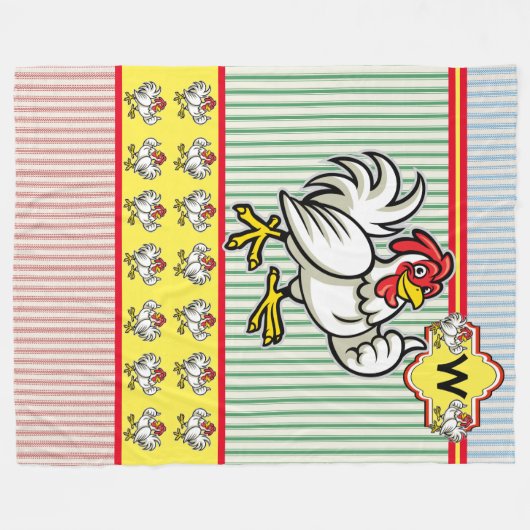 Couverture Polaire Poulet de soleil du pays (Devant (Horizontal))