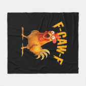 Couverture Polaire Poulet F-Caw-F Classique Cool Unique (Devant (Horizontal))