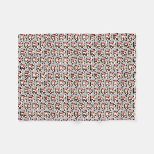 Couverture Polaire poulet frit (Devant (Horizontal))