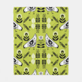 Couverture Polaire Poulet Hen Folk Art (Devant)